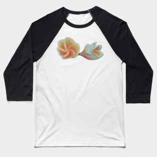 Plumeria pair Baseball T-Shirt